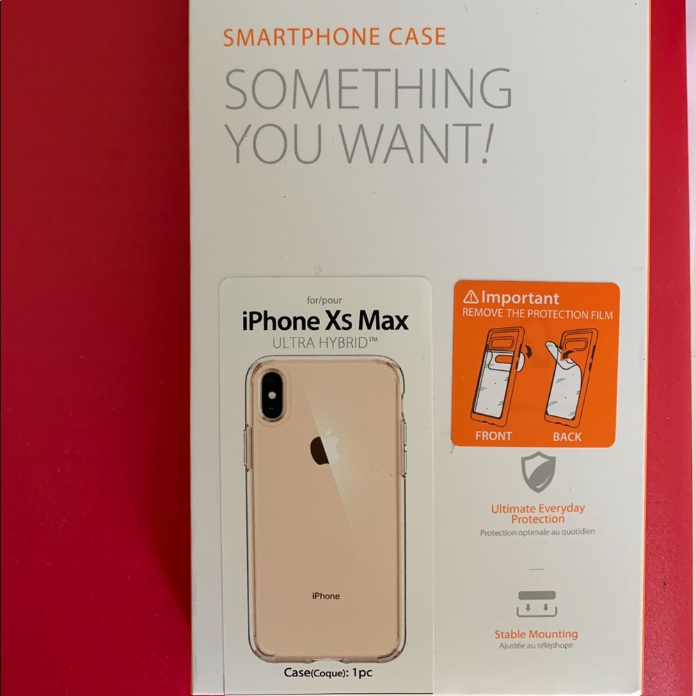 COPY - Clear iPhone XS Max case